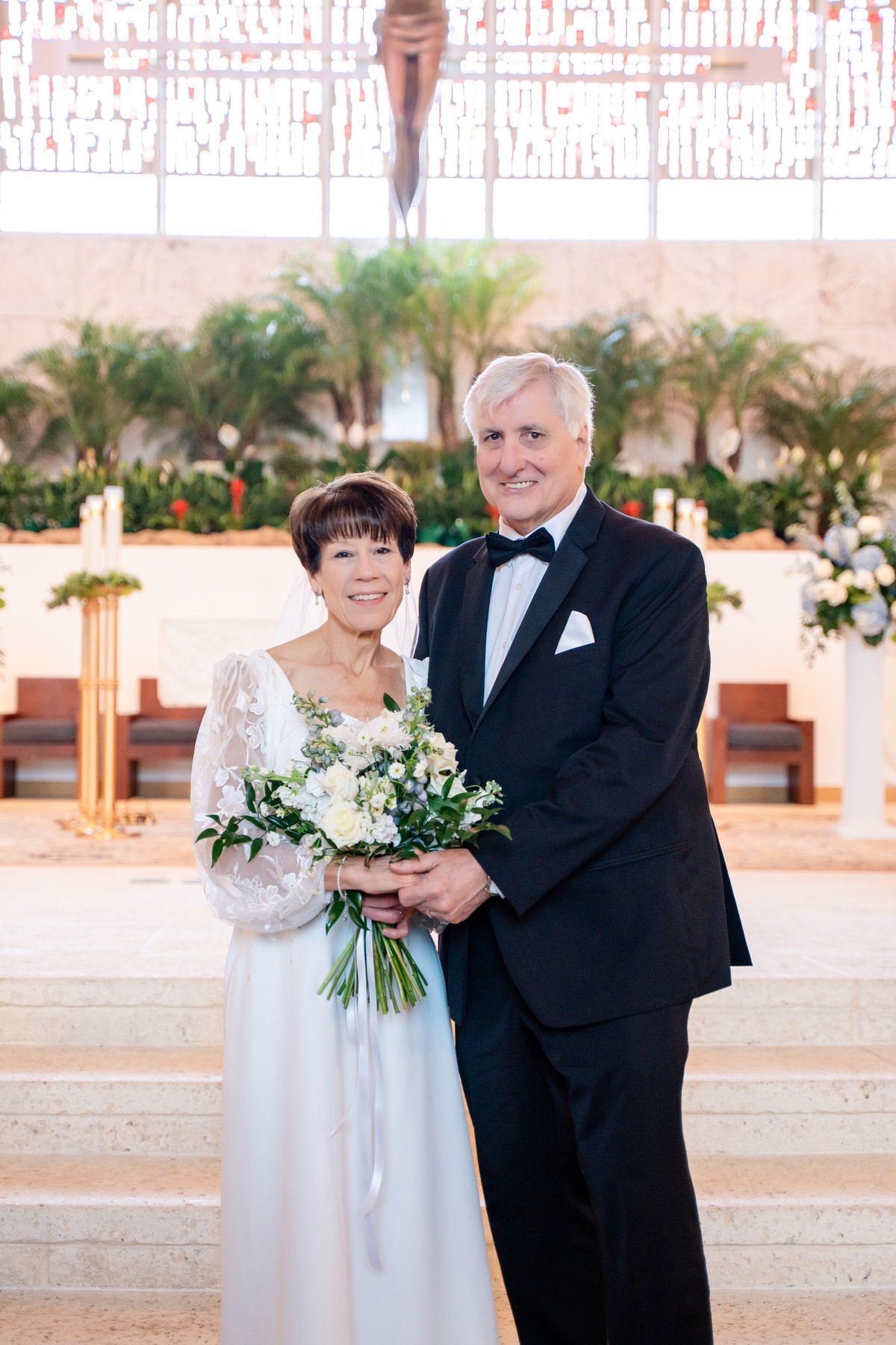 Linda & George wedding photo 12 at St. Joan of Arc Catholic Church, 370 SW 3rd St, Boca Raton, FL 33432